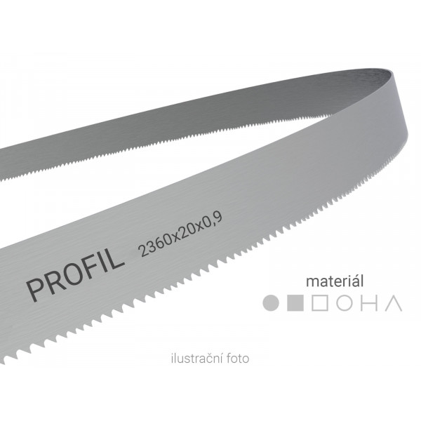 Lama de ferăstrău Wikus PROFIL 2360x20x0.9mm (pentru PMS 170/210 MO)